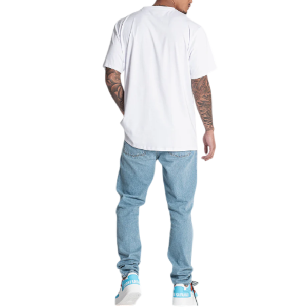 Camiseta Gianni Kavanagh Oversize Tropicana Blanco