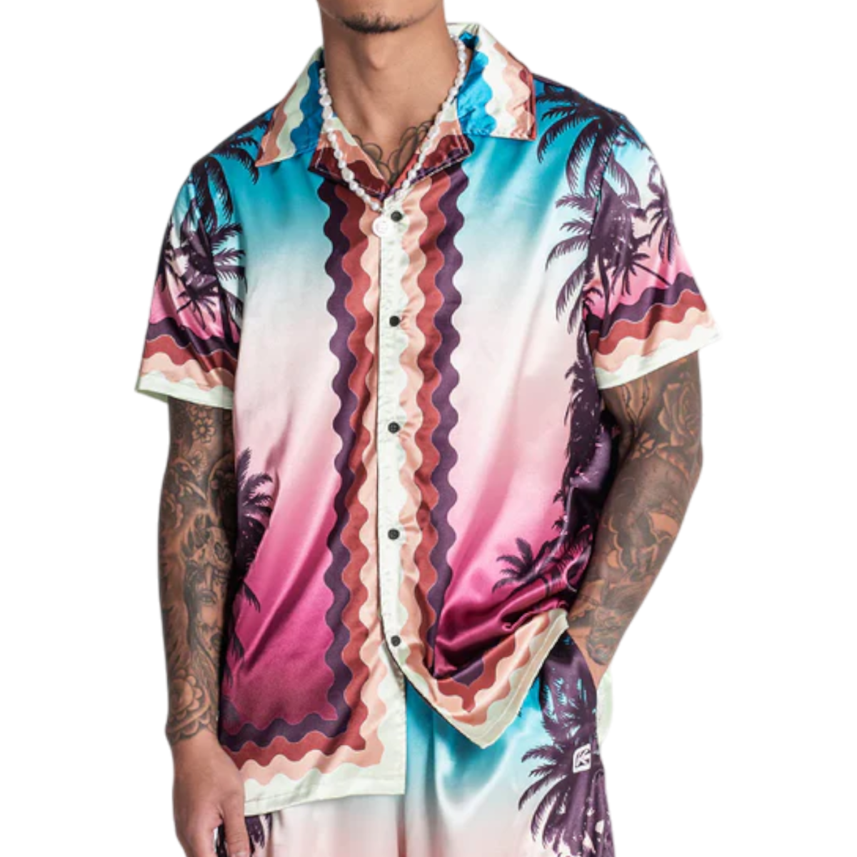 Camisa Gianni Kavanagh Tropicana Multicolor 2