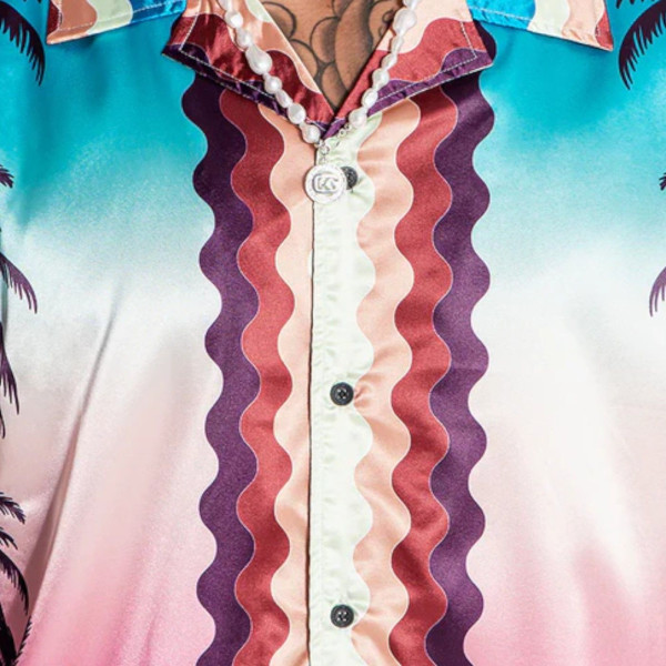 Camisa Gianni Kavanagh Tropicana Multicolor