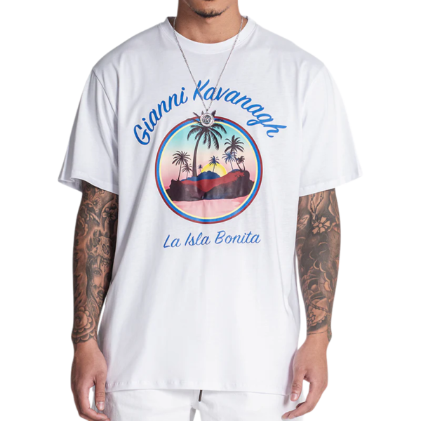 Camiseta Gianni Kavanagh Oversize Isla Bonita Blanco