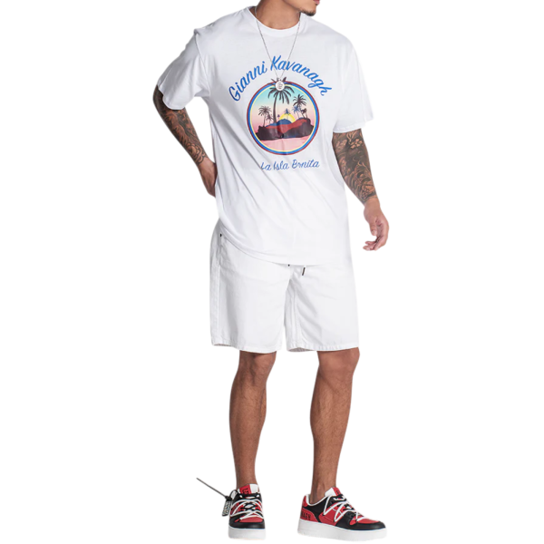 Camiseta Gianni Kavanagh Oversize Isla Bonita Blanco