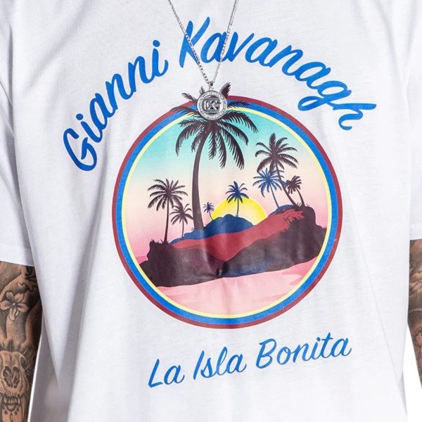 Camiseta Gianni Kavanagh Oversize Isla Bonita Blanco