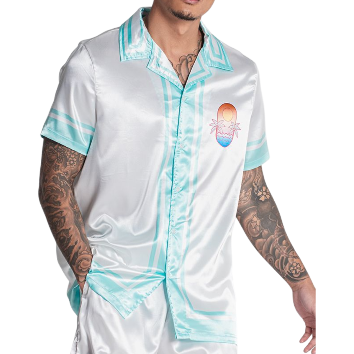 Camisa Gianni Kavanagh Tropicana Verde