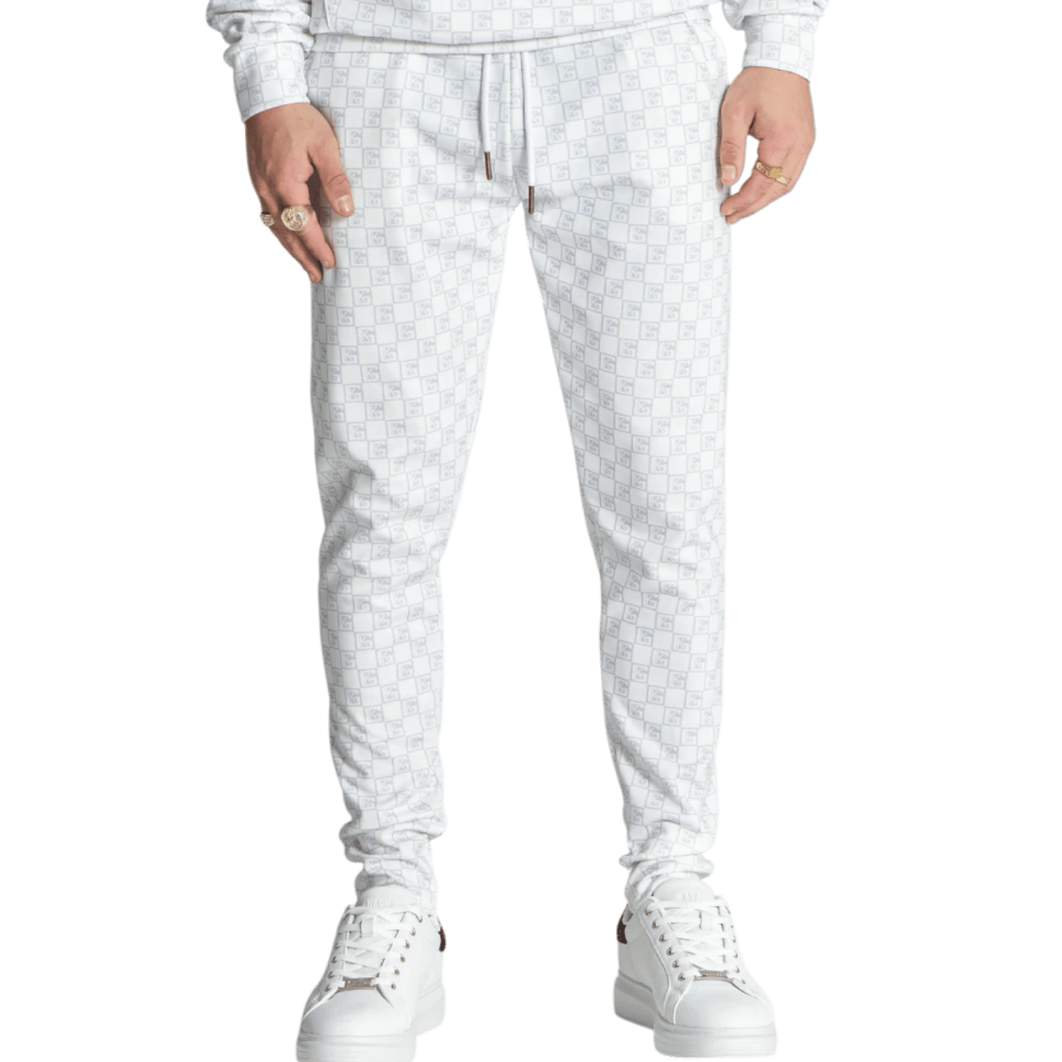 Pantalon Gianii Kavanagh Clone Logo Blanco