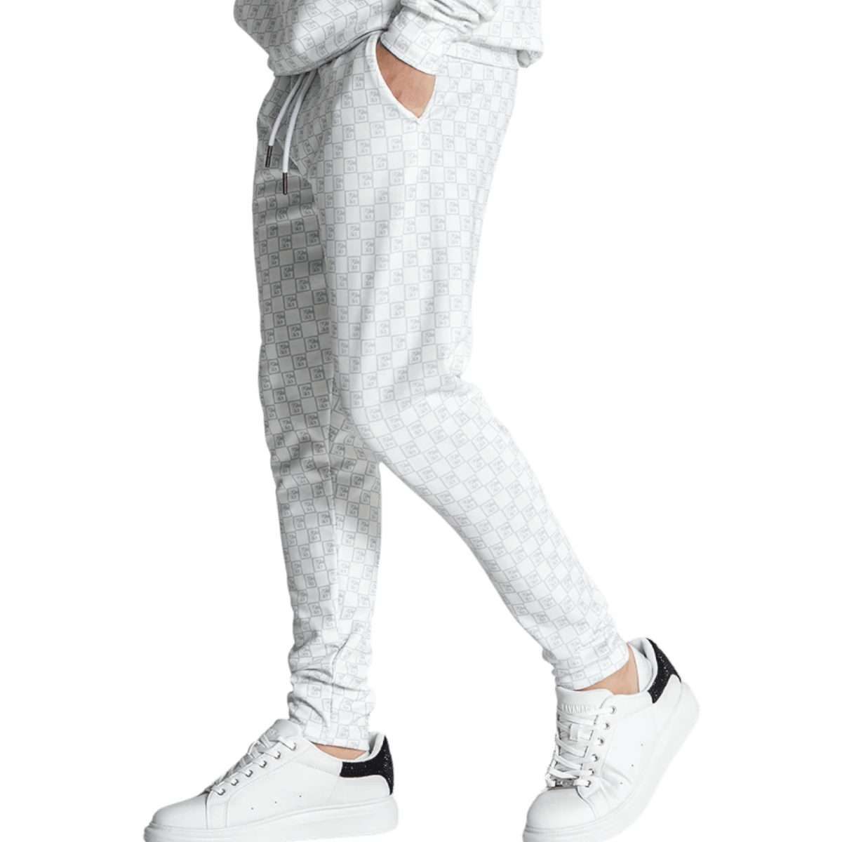 Pantalon Gianii Kavanagh Clone Logo Blanco 2