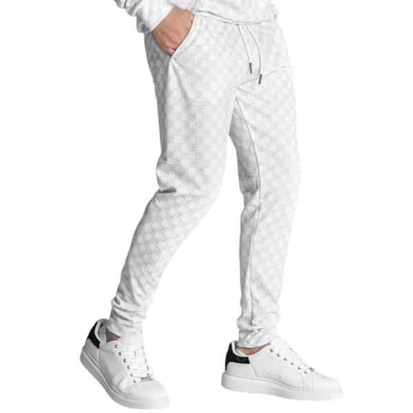 Pantalon Gianii Kavanagh Clone Logo Blanco