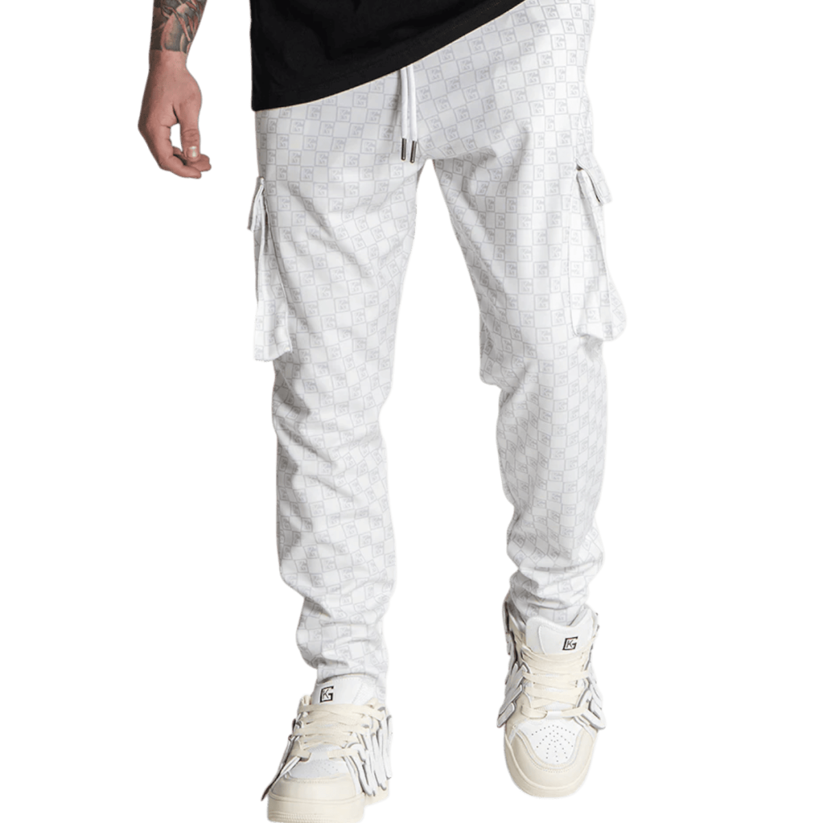 Pantalones Cargo Gianni Kavanagh Clone Blanco 2