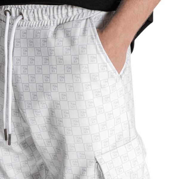 Pantalones Cargo Gianni Kavanagh Clone Blanco