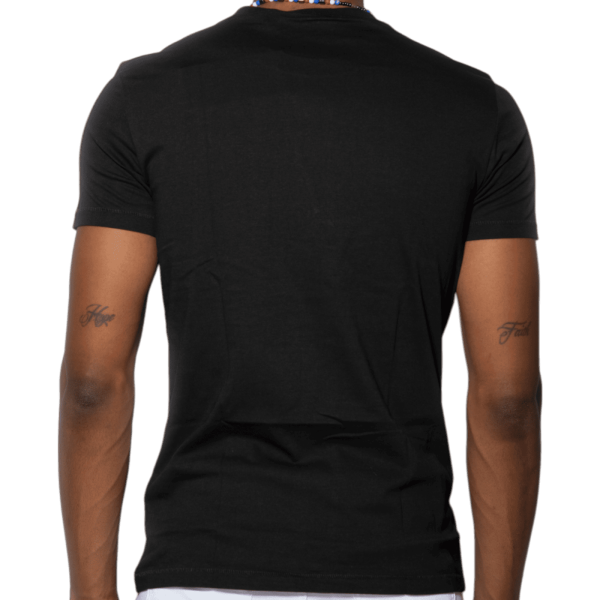 Camiseta Calvin Klein Slim Con Monograma Negro