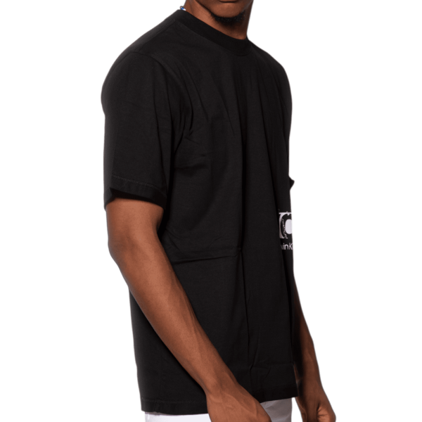 Camiseta Calvin Klein Oversize Con Logo Parte Trasera Negro