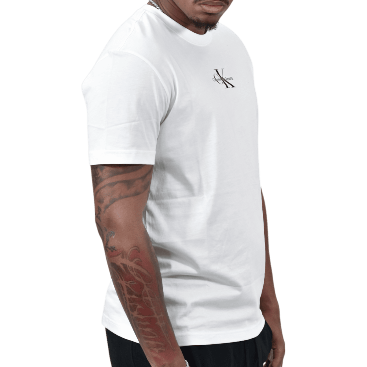 Camiseta Calvin Klein con Monograma Blanco 2