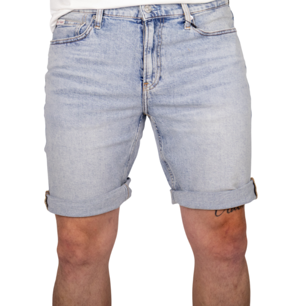 Pantalón Corto Calvin Klein Denim Dark Azul Claro