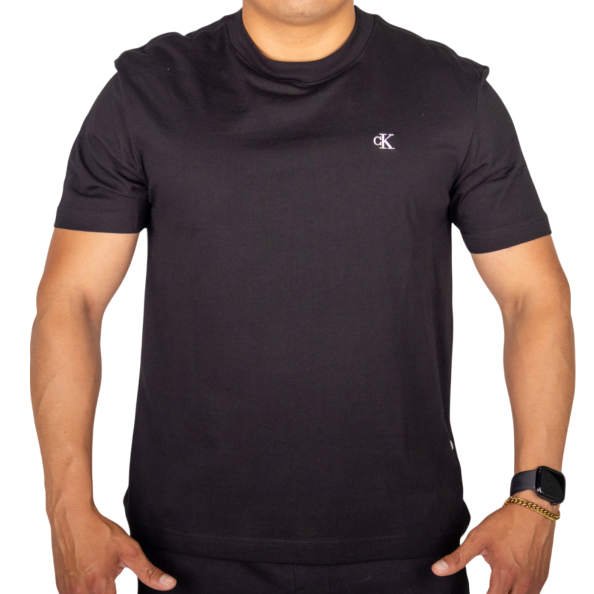 Camiseta Calvin Klein Con Logo Espalda Negro 2