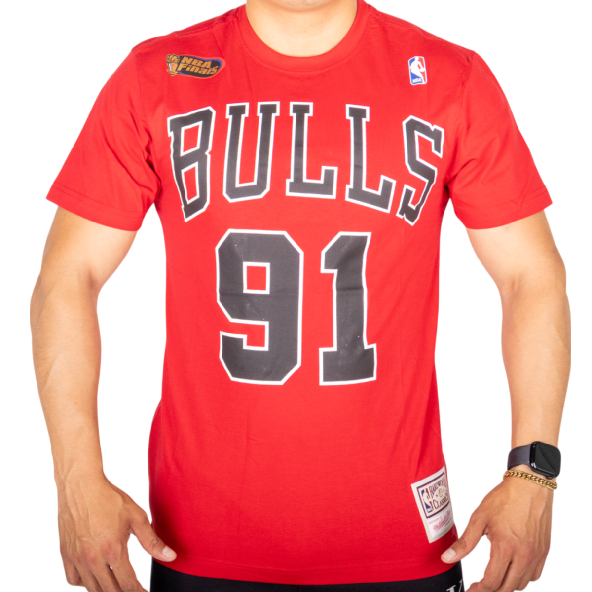 Camiseta Michelle & Ness NBA Chicago Bulls Rojo