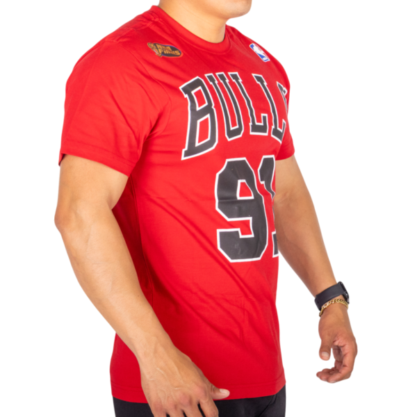Camiseta Michelle & Ness NBA Chicago Bulls Rojo