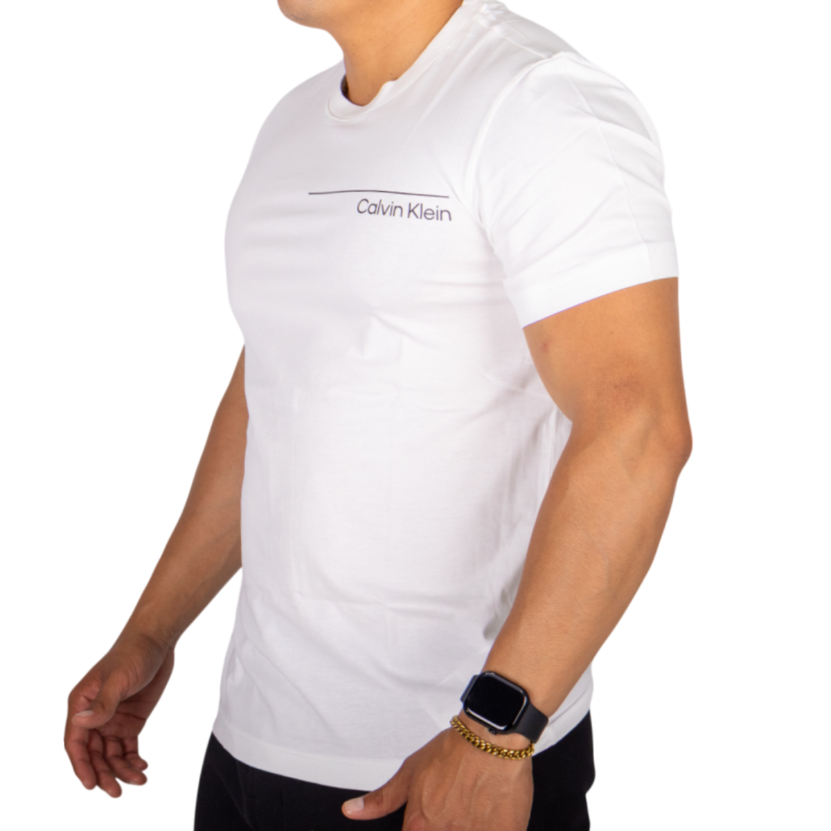 Camiseta Calvin Klein Basic Line Blanco 2