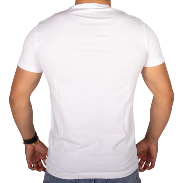 Camiseta Calvin Klein con Monograma Slim Blanco