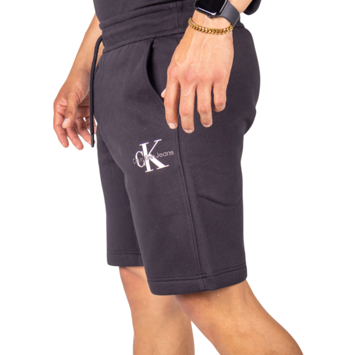 Pantalon Corto Calvin Klein Monograma Negro 2