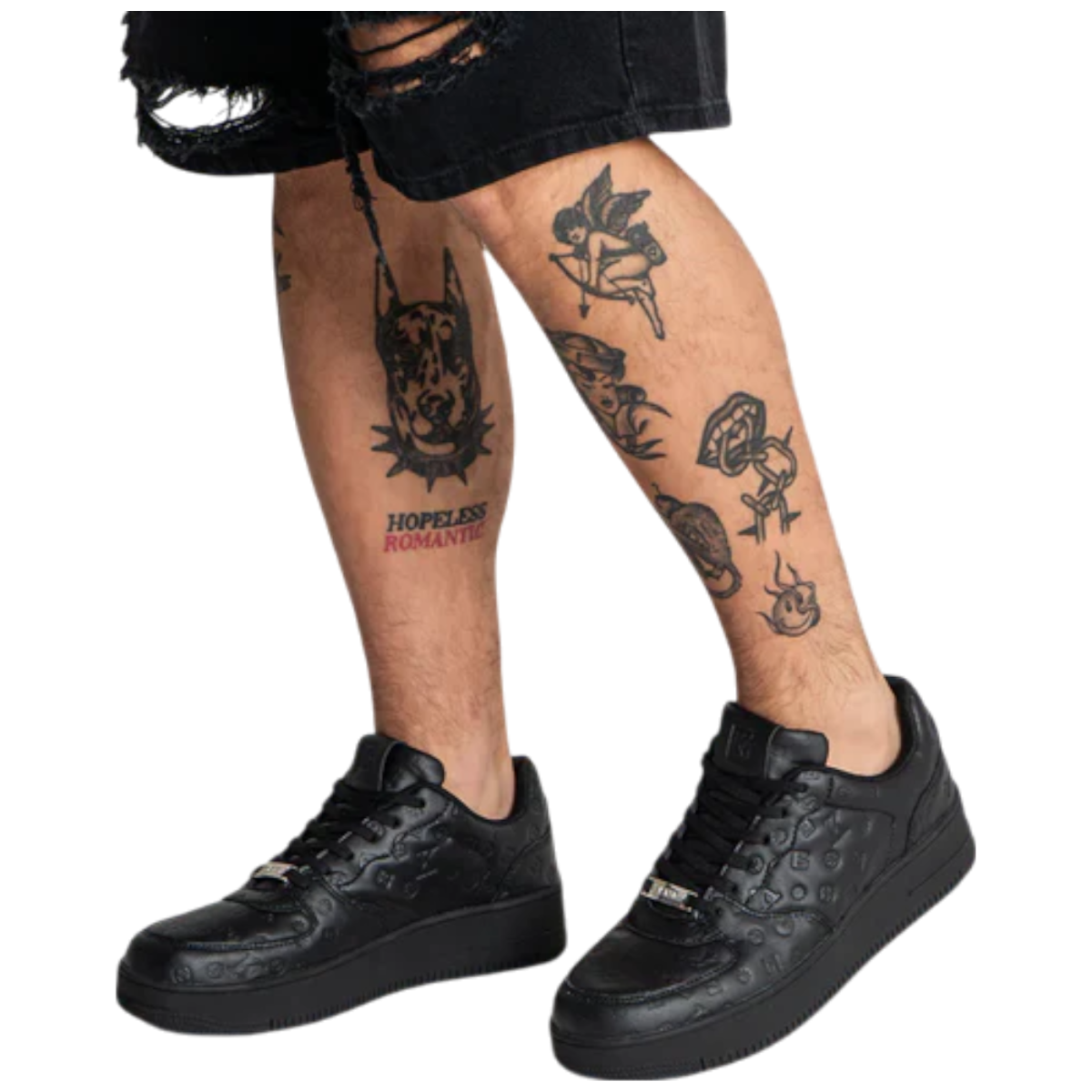 Zapatillas Gianni Kavanagh Logo Estampado Marcado Negro 2