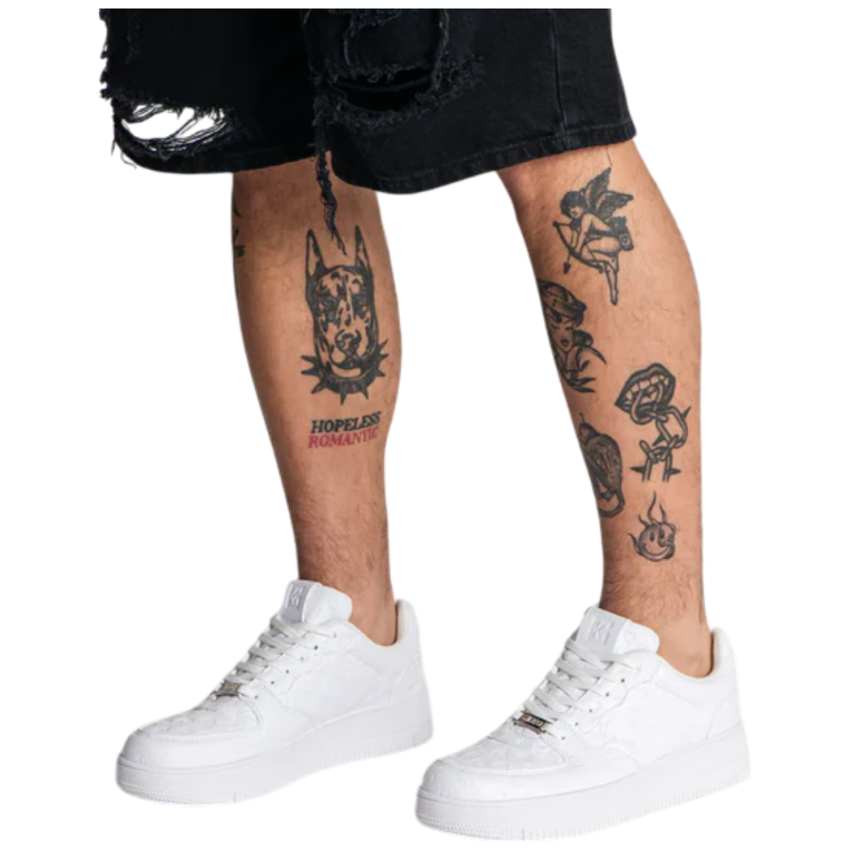 Zapatillas Gianni Kavanagh Logo Estampado Marcado Blanco 2