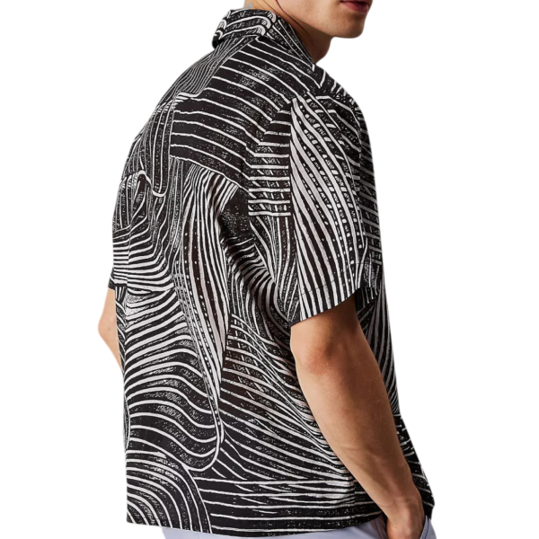 Camisa Calvin Klein con estampado en negro
