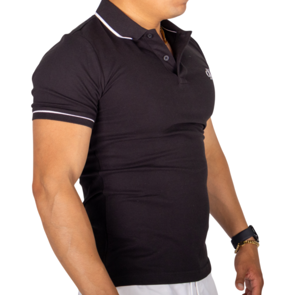 Polo Calvin Klein Slim Basic Negro
