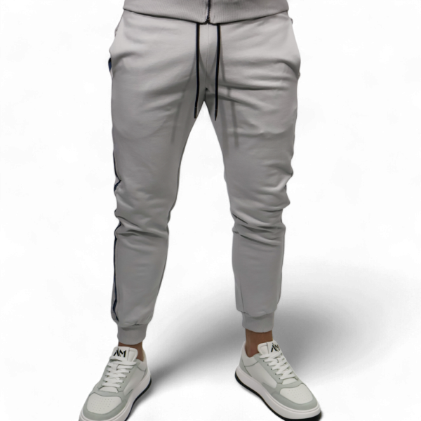 Pantalón Antony Morato Blanco Hielo con Bandas Laterales