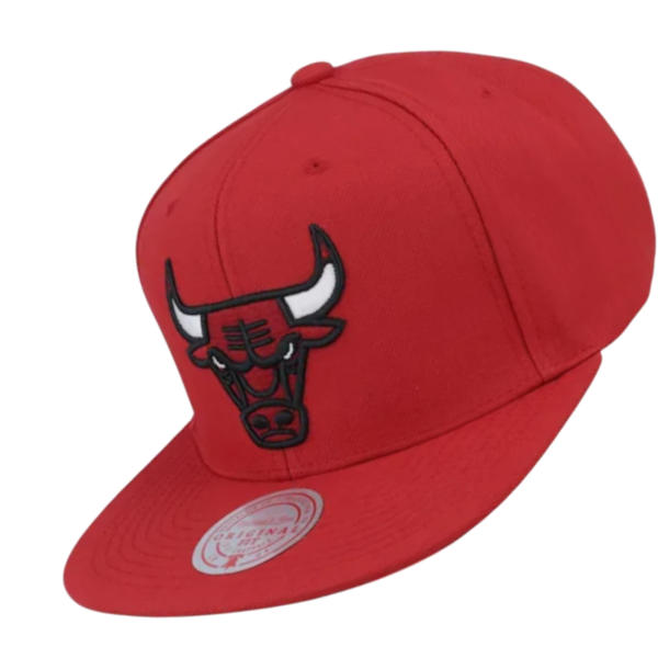 Gorra Mitchell & Ness Chicago Bull Parche Conference Rojo Gorra Mitchell & Ness Chicago Bull Parche Conference Rojo