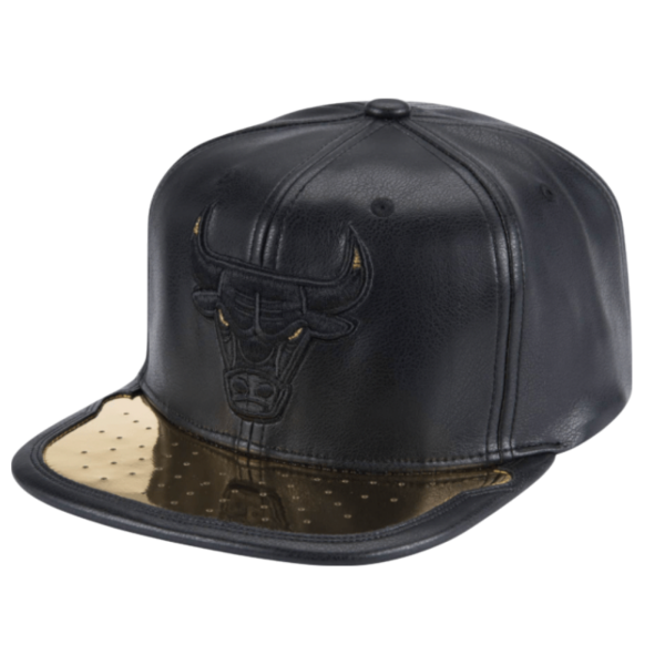 Gorra Mitchell & Ness Chicago Bulls Day Negro y Oro Gorra Mitchell & Ness Chicago Bulls Day Negro y Oro