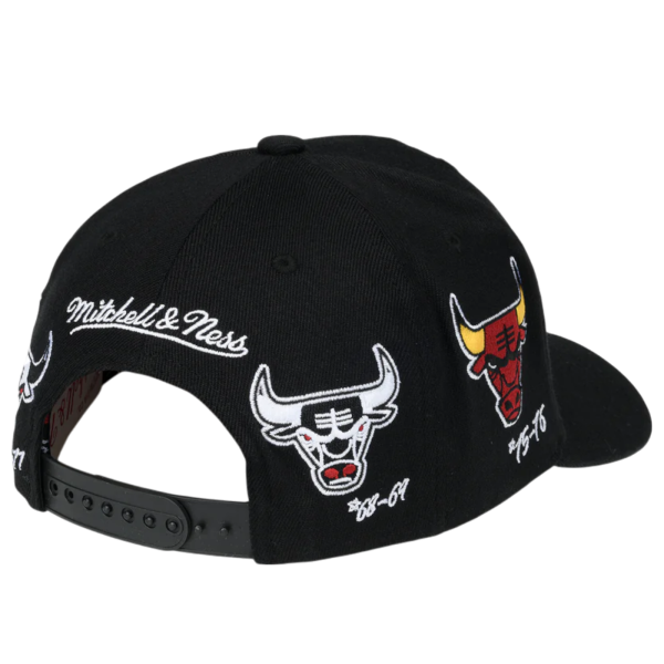 Gorra Mitchell & Ness Chicago Bulls NBA Spot Negro
