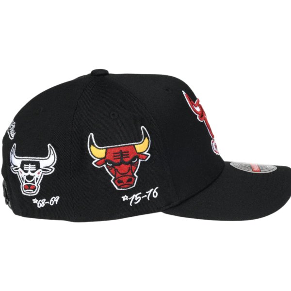 Gorra Mitchell & Ness Chicago Bulls NBA Spot Negro