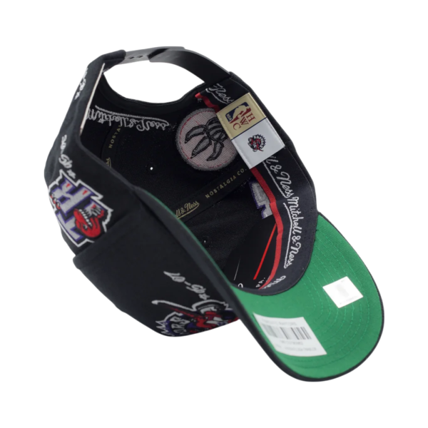 Gorra Mitchell & Ness Toronto Raptors NBA Spot Negro