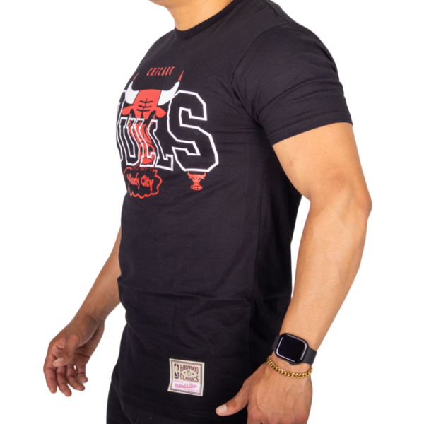 Camiseta Michelle & Ness NBA Chicago Bulls Never Negro Camiseta Michelle & Ness NBA Chicago Bulls Never Negro