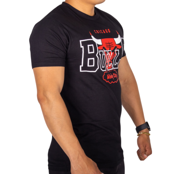 Camiseta Michelle & Ness NBA Chicago Bulls Never Negro