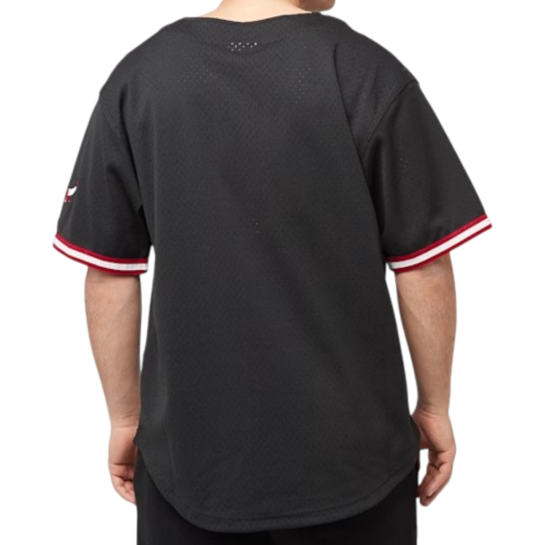 Camisa Michelle & Ness NBA Chicago Bulls Never OUT Negro
