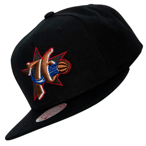 Gorra Mitchell & Ness Philadelphina 76ers Negro Gorra Mitchell & Ness Philadelphina 76ers Negro
