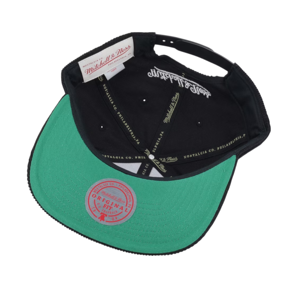 Gorra Mitchell & Ness Philadelphina 76ers Negro