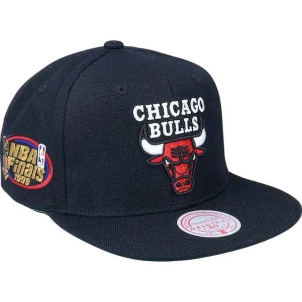 Gorra Mitchell & Ness Chicago Bulls Top Finals 1998 Negro