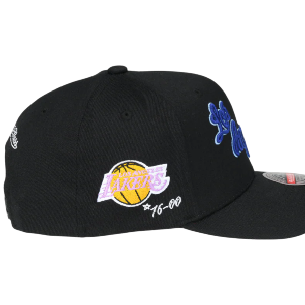 Gorra Mitchell & Ness Los Angeles Lakers NBA Spot Negro