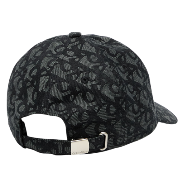 Gorra Calvin Klein Jacquard Logo CK Negro