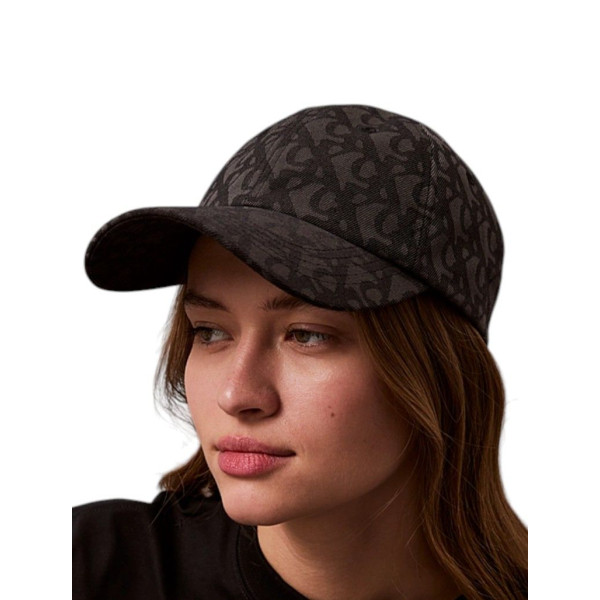Gorra Calvin Klein Jacquard Logo CK Negro