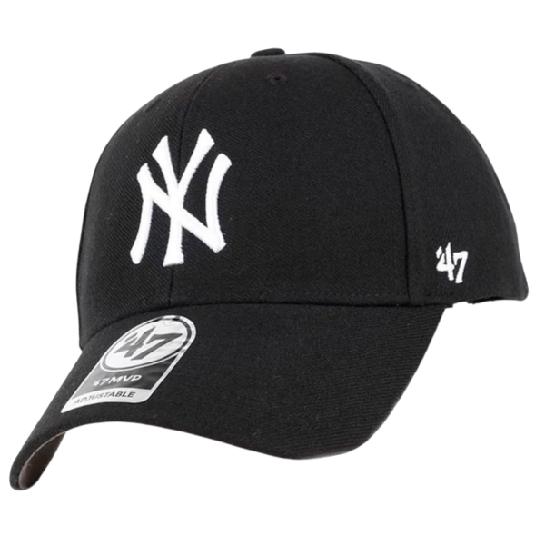 Gorra 47 Brand New York Yankees Branson Black Logo White Gorra 47 Brand New York Yankees Branson Black Logo White
