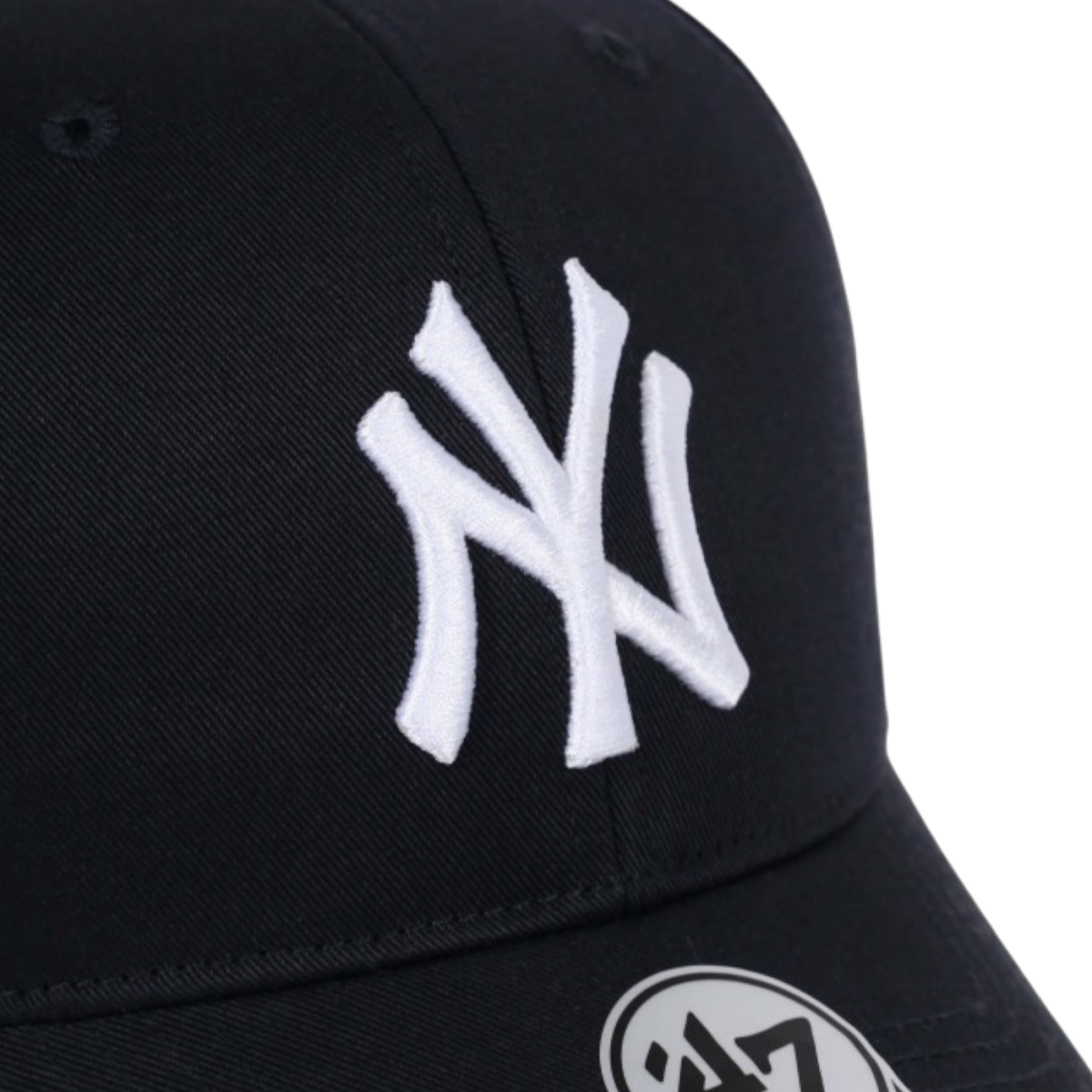 Gorra 47 Brand New York Yankees Branson Black Logo White 2