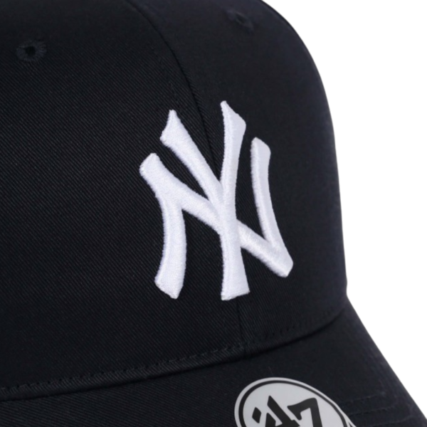 Gorra 47 Brand New York Yankees Branson Black Logo White