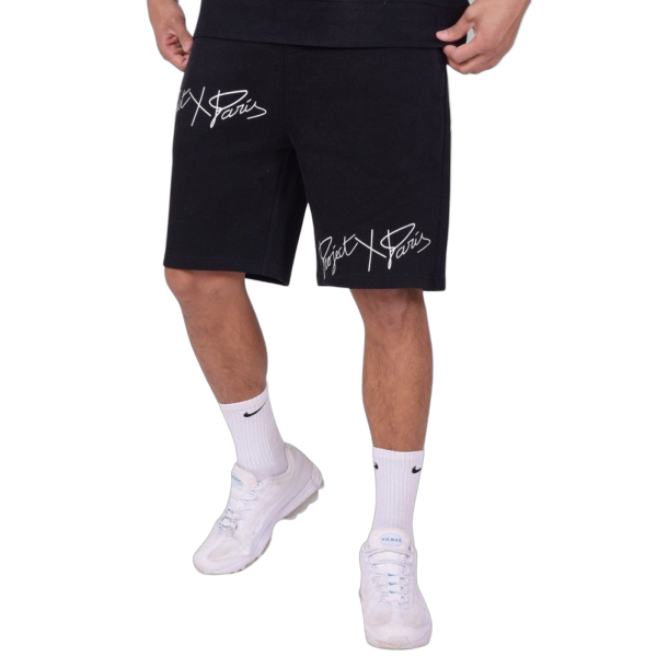 Pantalon Project X Paris con Logotipo Estampado Negro Project X Paris | Short  - Estilo urbano premium