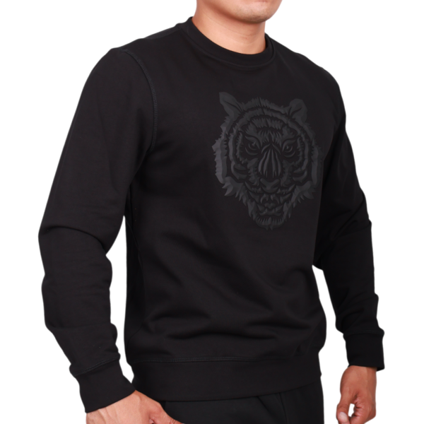 Sudadera Antony Morato Tigre Estampado Algodon Sostenible Hombre Negro Antony Morato | Sudaderas  - Estilo urbano premium