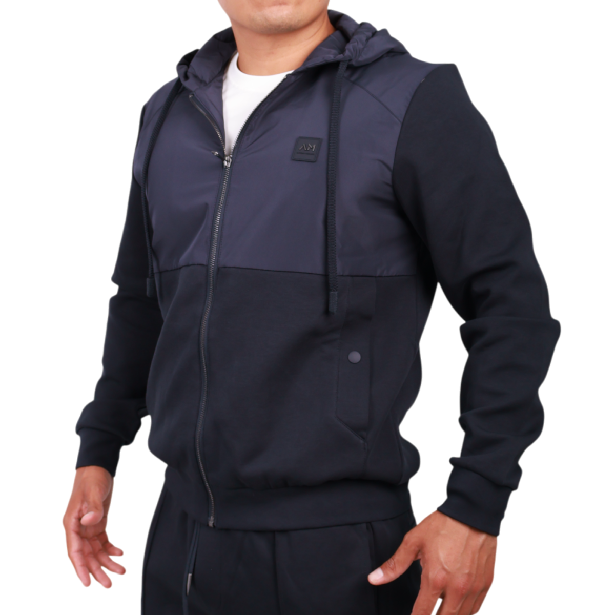 Sudadera Antony Morto Regular con Cremallera Azul Marino 2