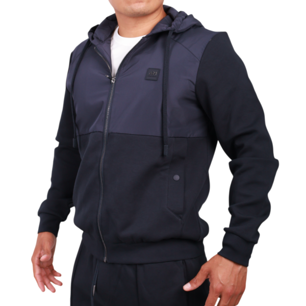 Sudadera Antony Morto Regular con Cremallera Azul Marino