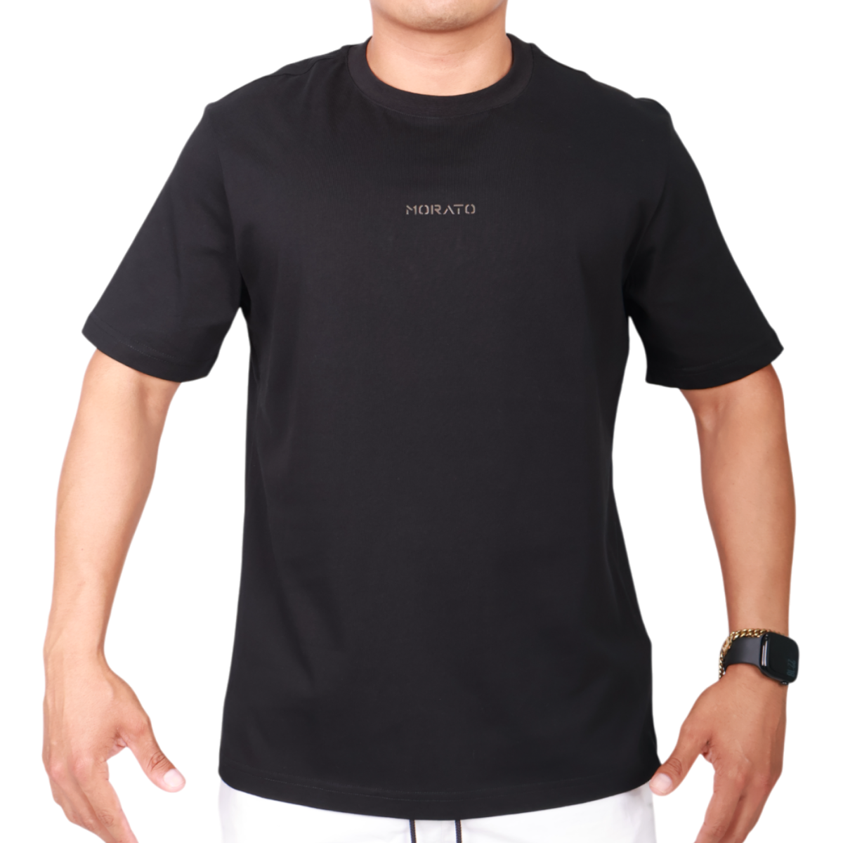 Camiseta Antony Morato Logo Estampado Esponja Hombre Negro