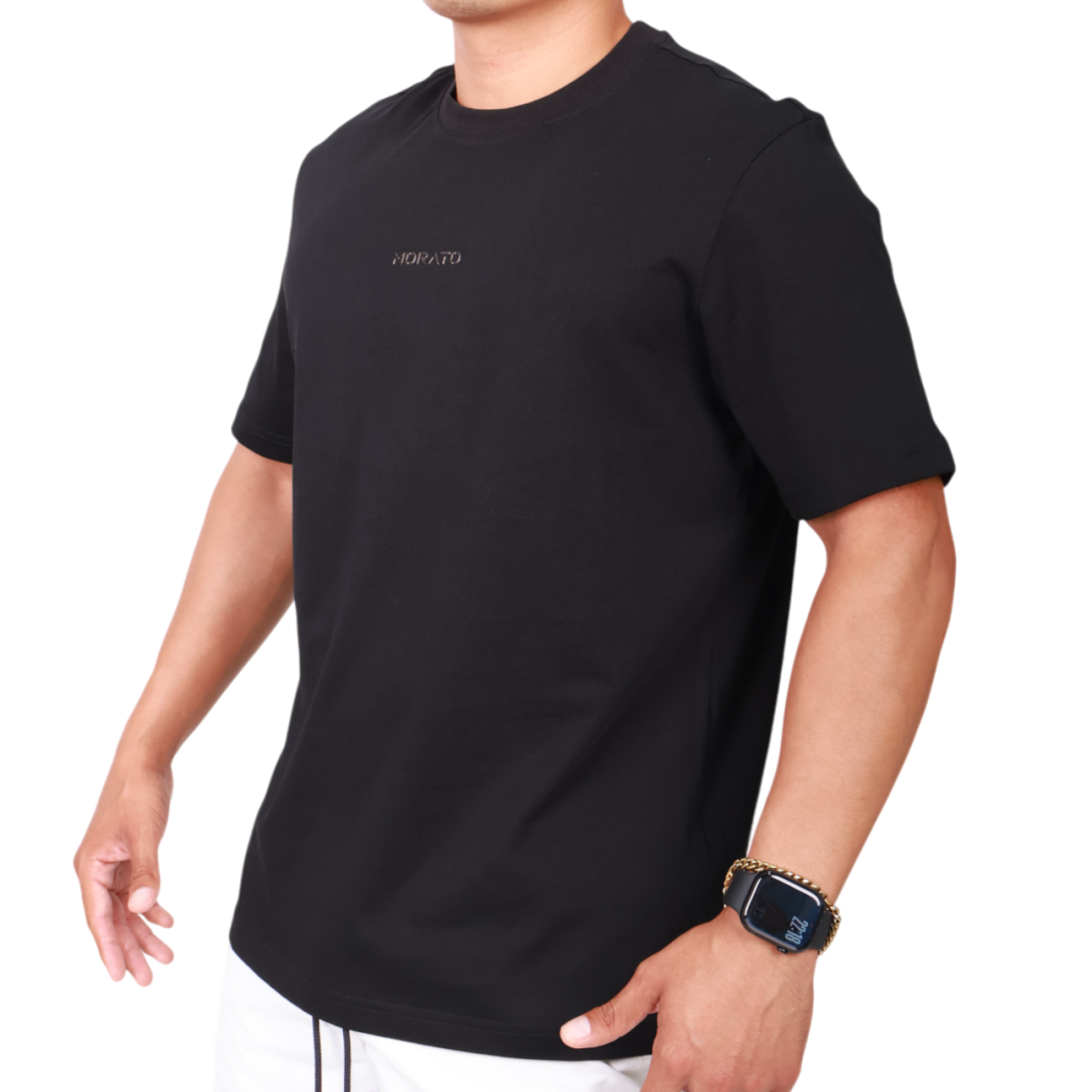 Camiseta Antony Morato Logo Estampado Esponja Hombre Negro 2